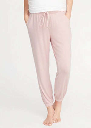 soft maternity joggers