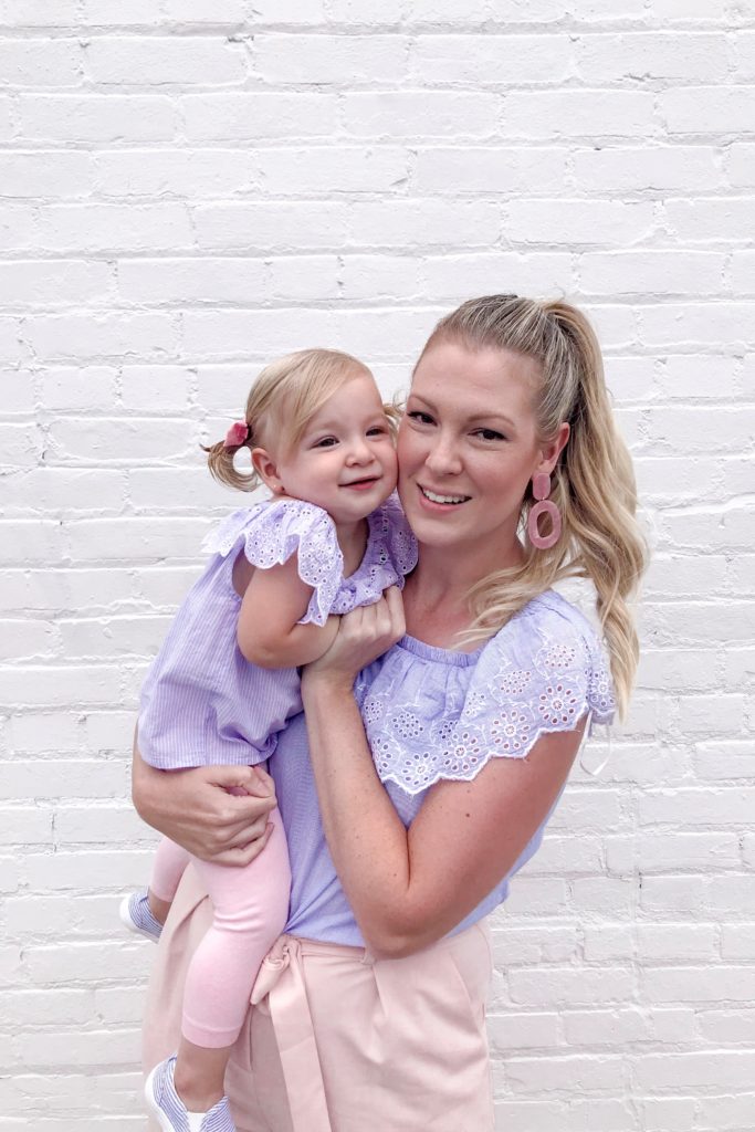 Blue Striped Eyelet Blouse 4