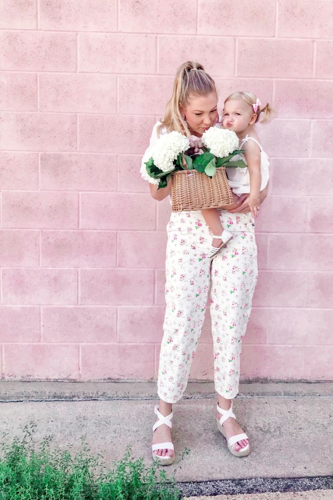 Flower Covered Overalls 1