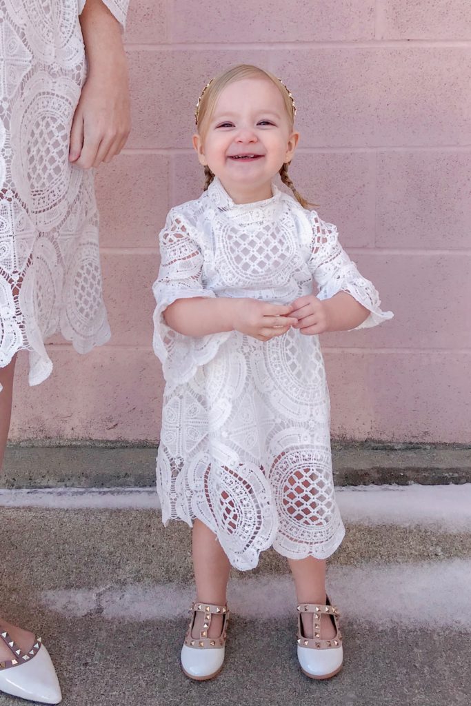 White Crochet Lace Dress 3