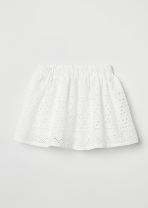 Eyelet Midi Dress in White | Everley & Me | Mommy & Me Style Blog