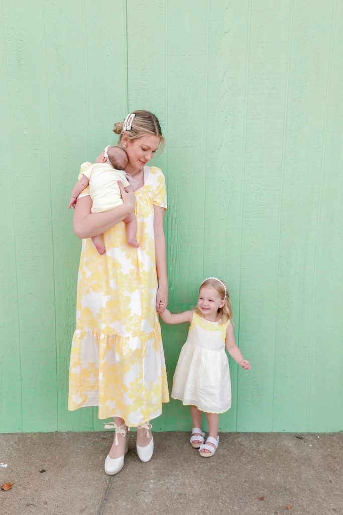 Yellow Tie-Dyed Dress 1