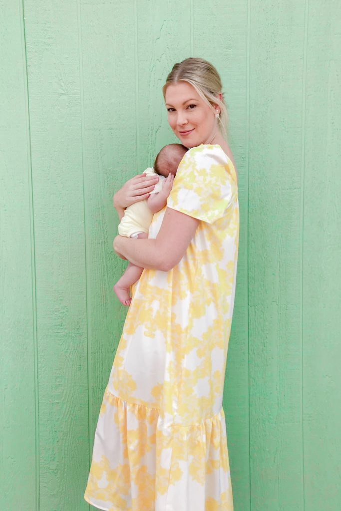 Yellow Tie-Dyed Dress 2