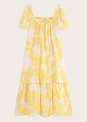 Yellow Tie-Dyed Dress | Everley & Me | Omaha Mommy & Me Style Blog