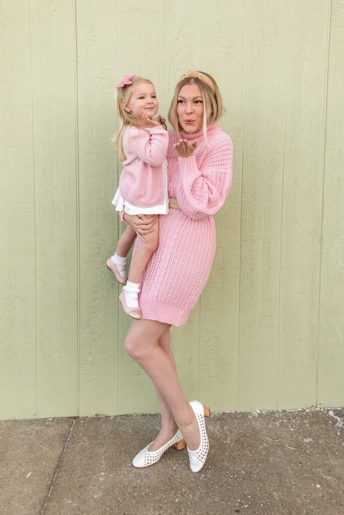 Pink Sweater Dress 5