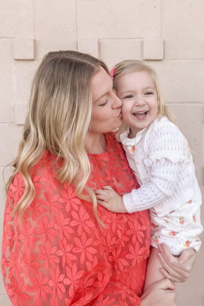 Coral Embroidered Dress 6