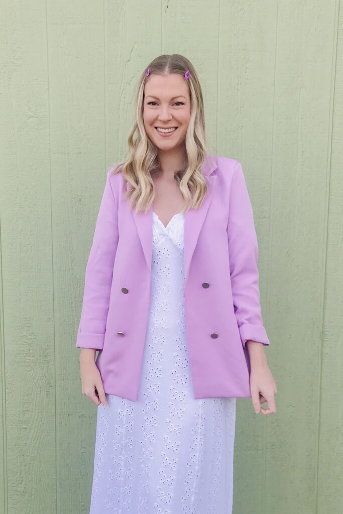 Lilac Purple Blazer 2