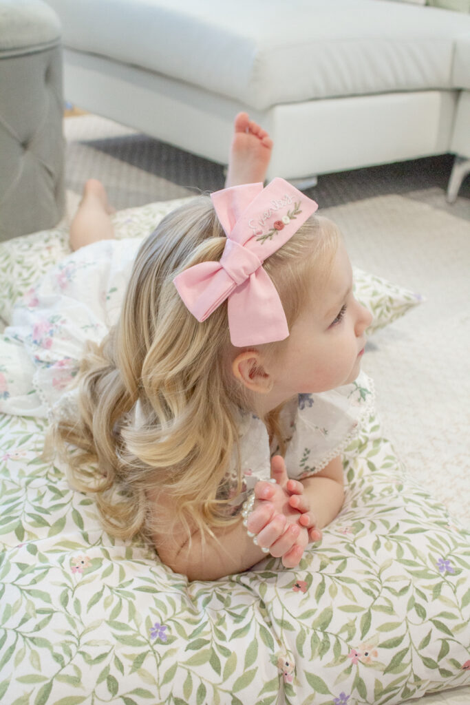 Embroidered Hair Bows 15