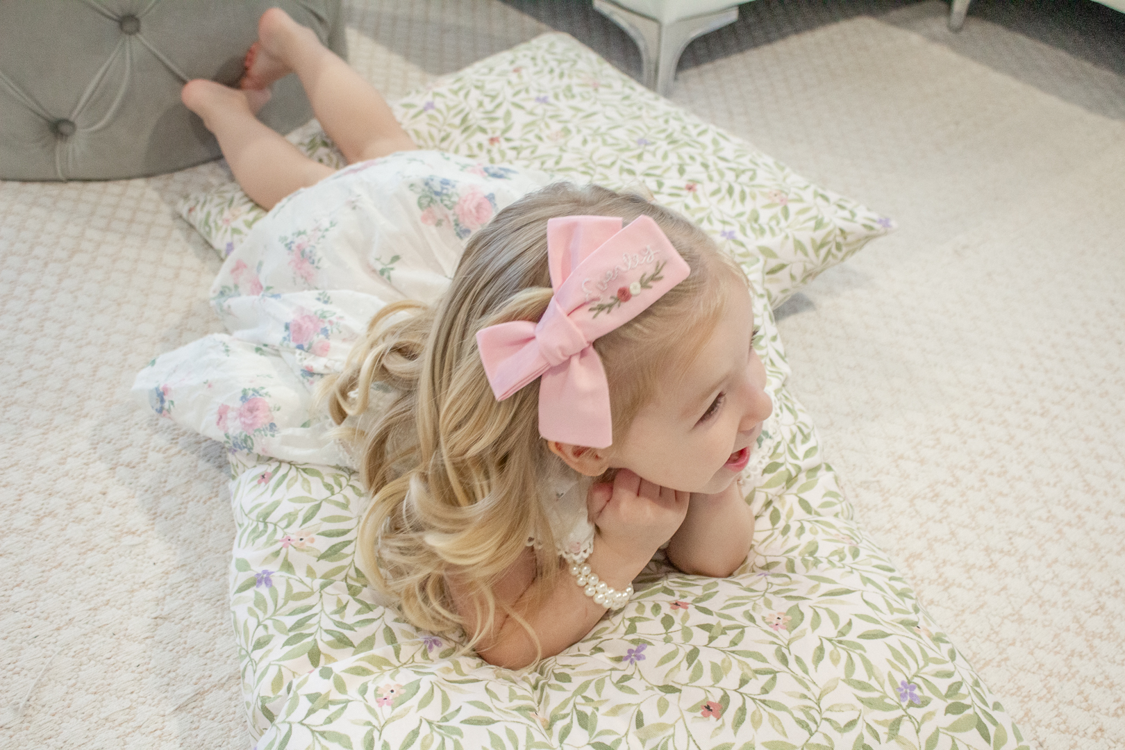 Embroidered Hair Bows 15