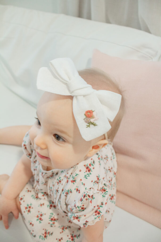 Embroidered Hair Bows 2