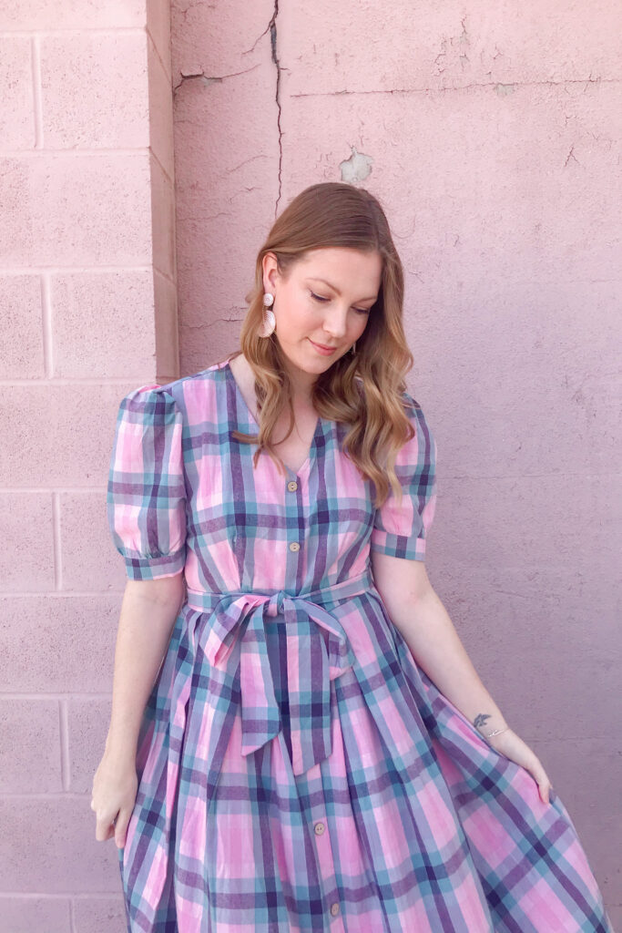 Matching Checkered Dress 2