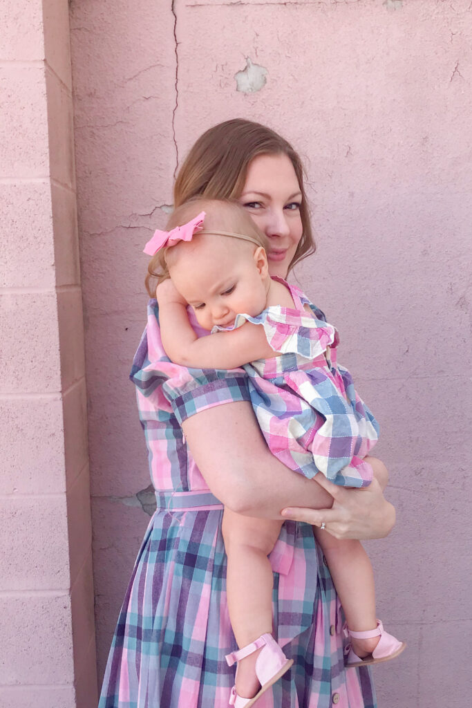 Matching Checkered Dress 1