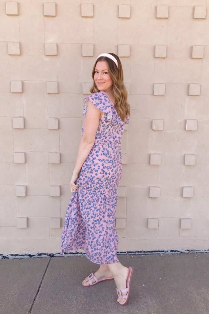 Purple Floral Dress 2