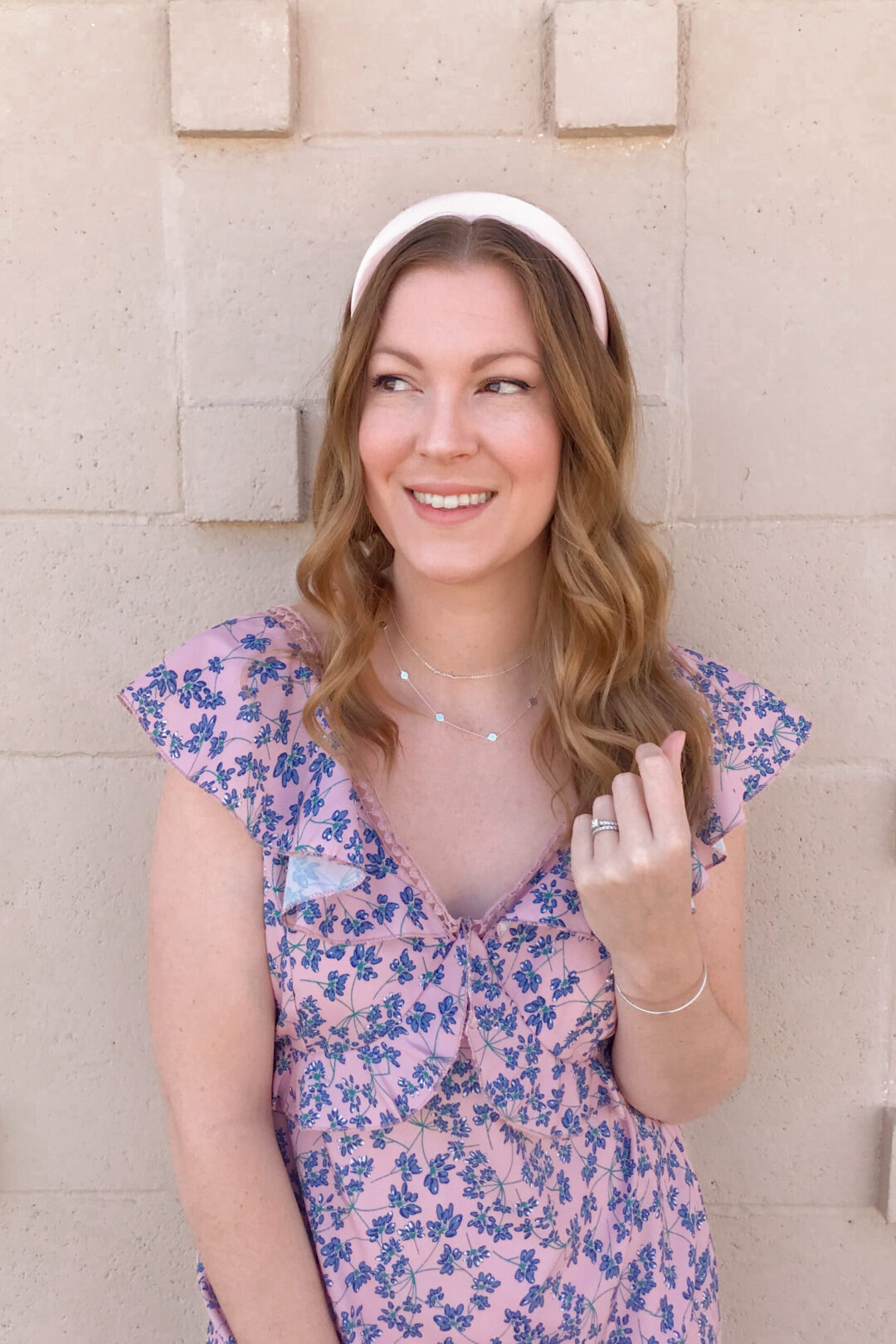 Purple Floral Dress 3