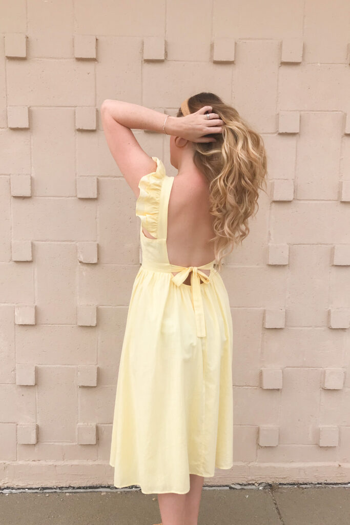 Bow Back Dress 2