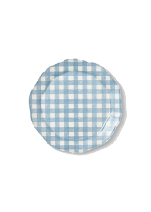 blue gingham plate target home decor