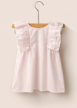 blush pink ruffle dress evie ayla shein