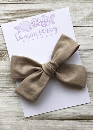 brown hair bow etsy lemon berry