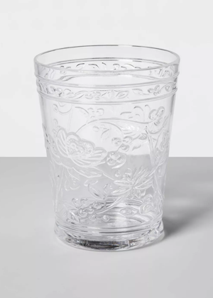 clear floral melamine cup target home