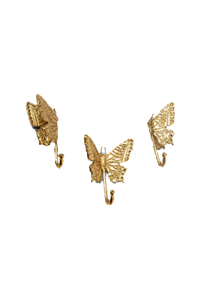 gold butterfly wall hooks home target