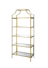 gold etagere bookshelf walmart girls room