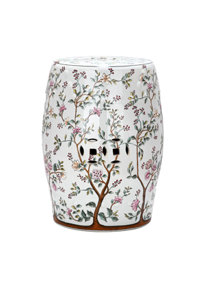 green floral garden stool side table amazon home