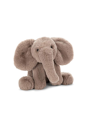 grey elephant jellycat plush toy ayla