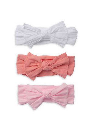 nylon bow headbands pack of 3 similar items buy buy baby