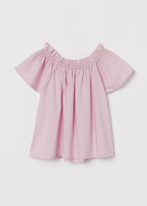 pink flutter top girls ayla evie h&m