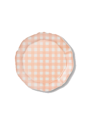 pink gingham plate target home decor