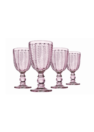 pink goblet glass tjmaxx home dining