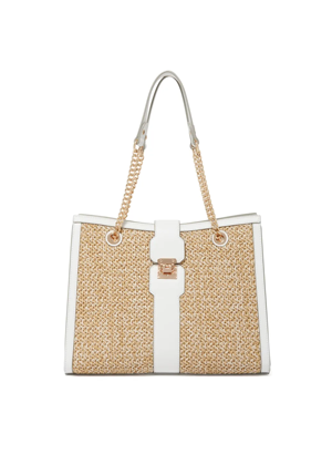 straw woven forever new handbag brookie