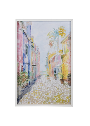 watercolor italy streets pastel home wall art decor hobby lobby