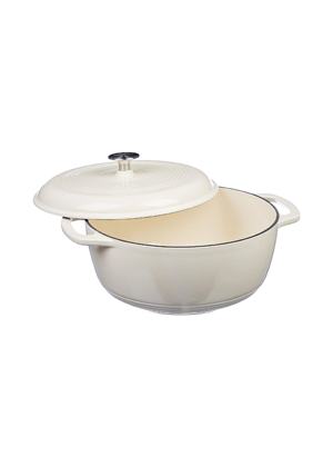 white cast iron pot amazon aldi