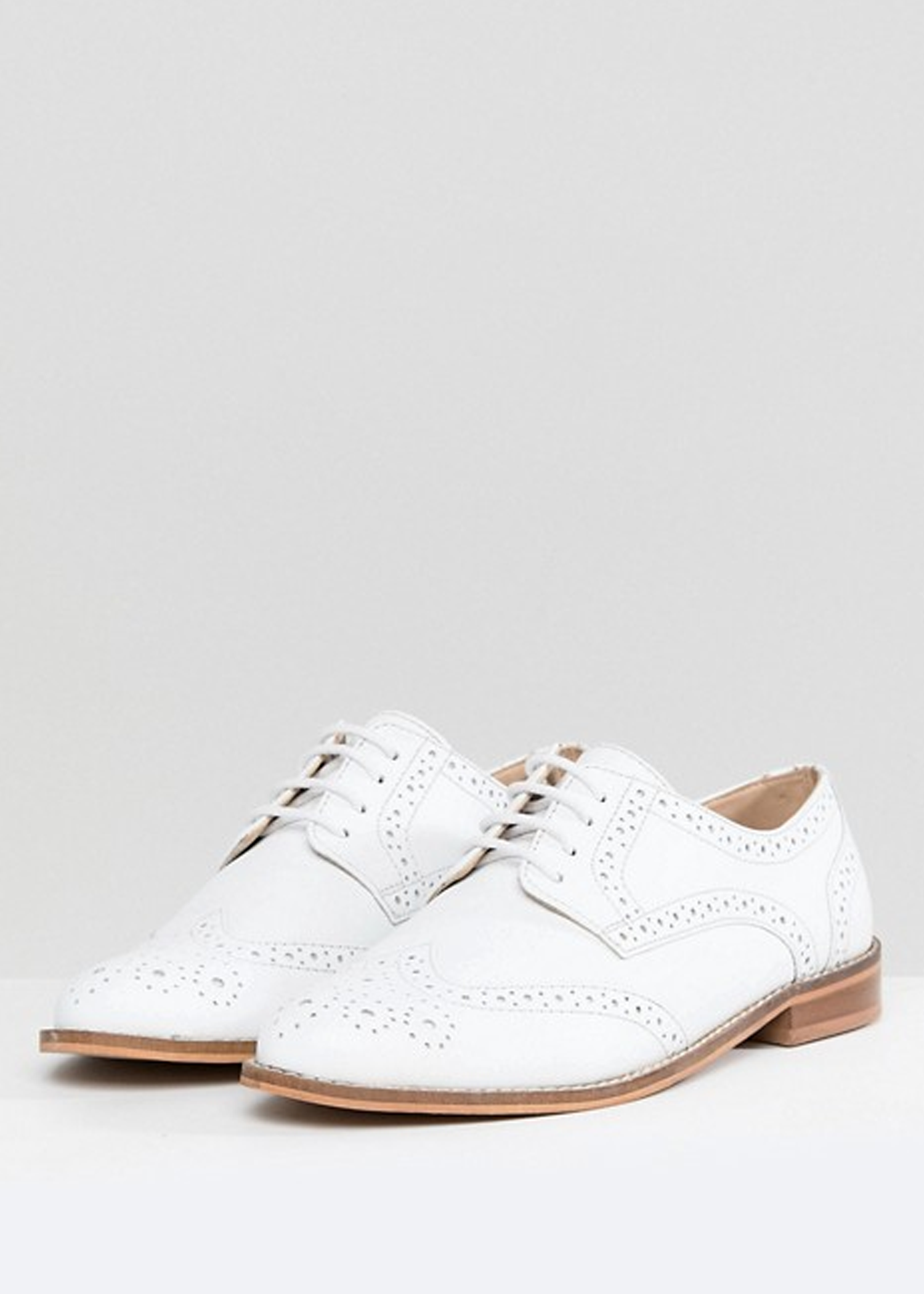 white sneaker brogues brookie asos