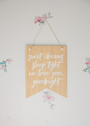 wooden flag quote sweet dreams girls room etsy home decor