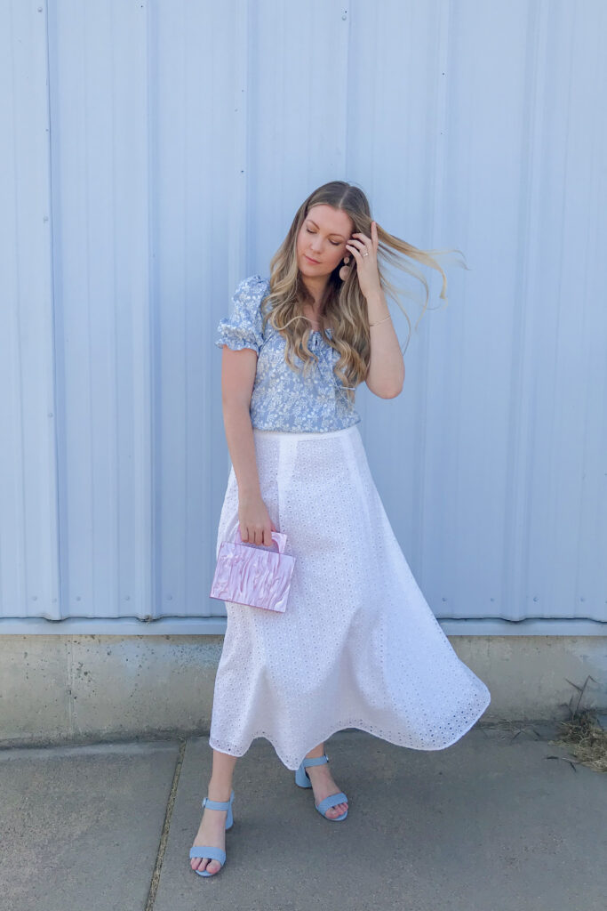 White Eyelet Skirt 6