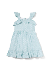 mint striped ruffle sleeve dress kids janie and jack evie ayla