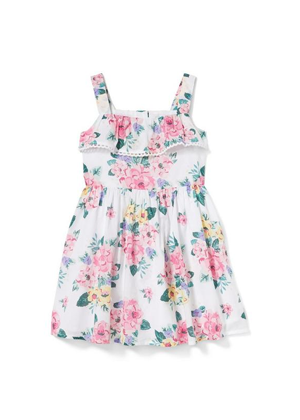 white floral eyelet trim ruffle dress evie ayla janie and jack kids