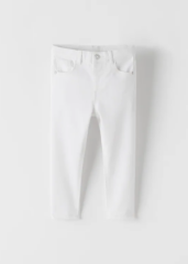 white jeans skinny zara evie ayla