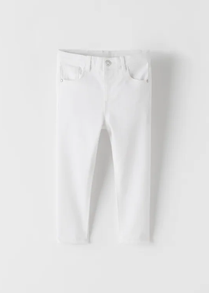 white jeans skinny zara evie ayla