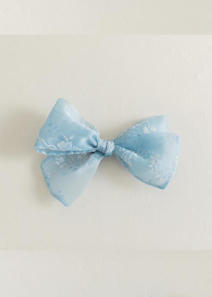 blue floral organza bow bebe theory evie ayla bows