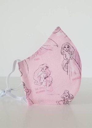 pink disney princess toddler face masks etsy