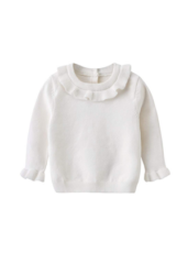 white ruffle toddler sweater evie ayla amazon