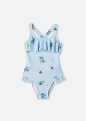 blue floral ruffle swimmers kids cotton on evie ayla