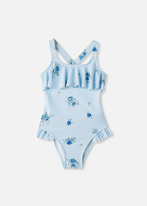 blue floral ruffle swimmers kids cotton on evie ayla