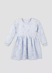 cinderella fleece lined dress blue evie ayla disney target