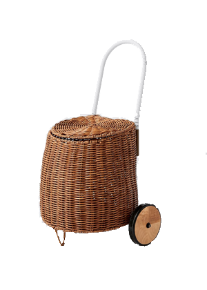 faux rattan luggy basket wheels target ayla evie