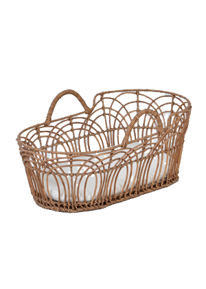 faux rattan toy doll bassinet carrier target ayla evie