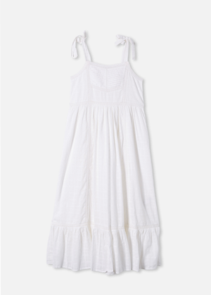 white cotton on brookie mama midi dress bow shoulder midi